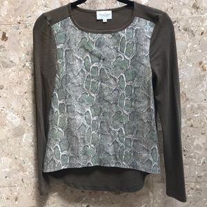 Miz Wear snake skin blouse